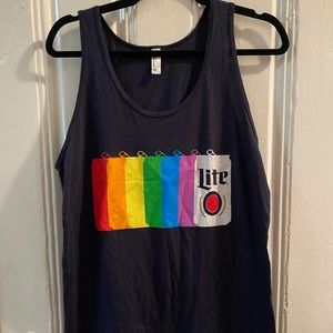 Miller Lite Promotional Pride Tank Top